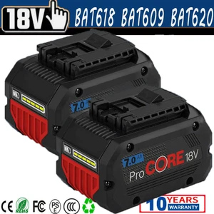 2X 18V 7,0Ah Akku Für Bosch Professional GBA GSR GSB BAT618 BAT609 BAT607 BAT620 - Bild 1 von 13