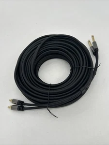 Pro Hi-Fi Stereo Audio Interconnected Cable (1/4 Male/RCA Male Kxable) 50 Feet - Picture 1 of 7