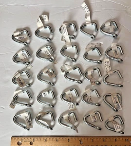 Cold Shuts Baron 383-1/4 acero galvanizado 1 3/4"x1 1/2"x3/8" diam~LOTE de 25 - Imagen 1 de 3