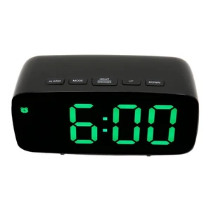 Digital Alarm Clock LED Mirror Clock Large Display Saving Mode - Picture 1 of 12
