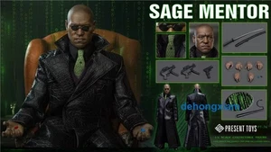 1/6 PRESENT TOYS PT-sp76 Matrix Sage Mentor Morpheus 12" Figur Modell AUF LAGER - Bild 1 von 17