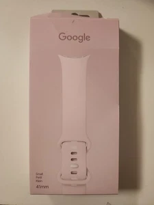 Oryginalny Google Pixel Watch Active Band-Rose Quartz -MAŁY-41mm-Uszkodzone pudełko - Zdjęcie 1 z 3