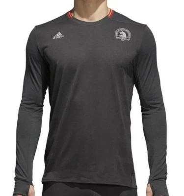 2018 adidas Boston Marathon Supernova L/S 3M Running Shirt Sz large CW3936 $60 - Image 1 of 4