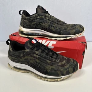 Nike Air Max 97 Premium QS Country Camo France AJ2614-200 Uomo UK 10.5 Boxate - Foto 1 di 20