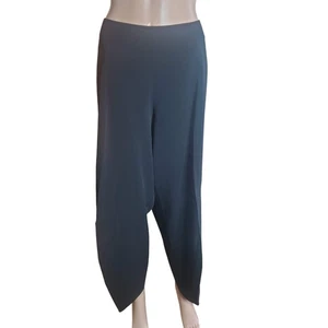 Elm Design Matthildur Icelandic Size L/XL (34x26) Black Seamed Ankle Pants - Picture 1 of 11