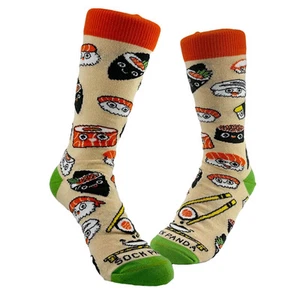 Sushi Socks from the Sock Panda (Adult Small - Shoe Sizes 2-5) - Picture 1 of 5