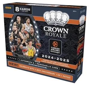 2024/25 Panini Crown Royale Turkish Airlines Euroliga Baloncesto Hobby Caja 12 - Imagen 1 de 9