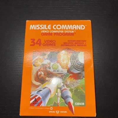 Missile Command Atari 2600 Video Computer System 1982 CX2638 NIB - Sealed - Image 1 of 4