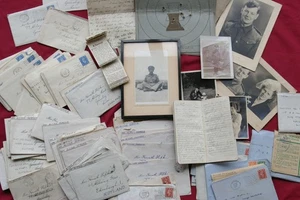 WWII 70 letters with blunt views-Very rare archive not destroyed by censorship - Picture 1 of 11