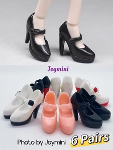 6 pares de zapatos de tacón alto para moda Royalty Integrity Poppy Parker NuFace 1/6 - Imagen 1 de 19