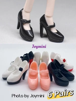 6 Pairs High Heels Shoes For Fashion Royalty Integrity Poppy Parker NuFace 1/6 Foto 1 de 4