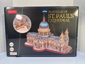 3D Puzzle St. Paul's Cathedral London 643 Pieces Cubic Fun - Picture 1 of 9