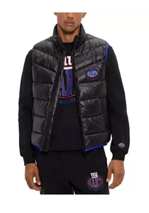Gilet imbottito uomo BOSS X NFL New York Giants Water-Repel calcio XXL - Foto 1 di 15
