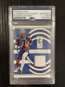 Shai Gilgeous-Alexander 2023-24 National Treasures Patch Auto /99 Signed PSA DNA - Picture 1 of 2