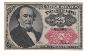 U.S. - Series of 1874 25 Cents Fractional Currency Banknote - Picture 1 of 2