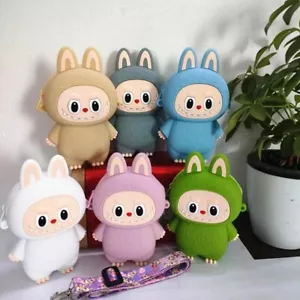 Bolso Monedero Silicona Dibujos Animados Labubu - Bandolera Infantil - Nuevo - Imagen 1 de 7