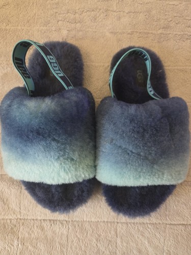 Uggs sandali soffici bambina taglia 12 blu