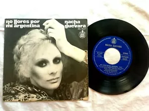 Nacha Guevara No llores por mi Argentina DiscoVinilo Single45 rpm Hispavox 1977 - Picture 1 of 5