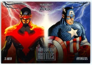 2022 Fleer Ultra Avengers Greatest Battles #EB-18 X-Men vs Avengers Insert - Imagen 1 de 1