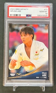 PSA 10 Hifumi Abe 2024 BBM INFINITY #71 Judo Olympic Gold Medalist Tokyo & Paris - Picture 1 of 2