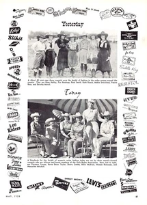 Girls Rodeo Association Yesterday & Today Old & New Fashion 1959 Vtg Mag Excerpt - Picture 1 of 1