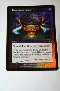 MTG Invasion Magic The Gathering Bloodstone Cameo NM Eng Unplayed FOIL - Picture 1 of 2