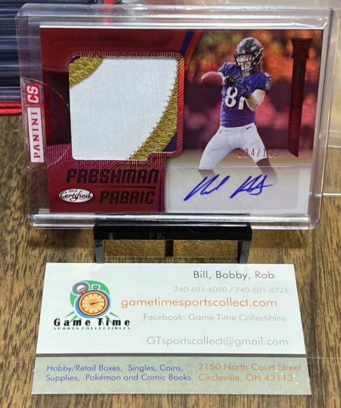 2018 Certified Hayden Hurst Rc 3clr Freshman Fabric RPA Auto #4/149 Ravens - Image 1 of 1