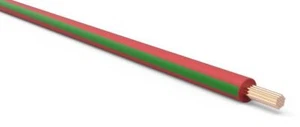 18 AWG Automotive TXL Wire Red w/ Green Stripe Various Lengths - Picture 1 of 1