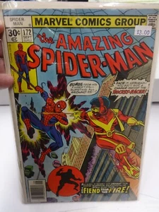 The Amazing Spider-Man #172 Marvel Comics September 1977 Fiend From The fire - Picture 1 of 7