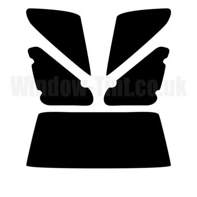 Pre Cut Window Tint for Land Rover Freelander 3-door 1997-06 5% Limo Black Rear - Image 1 of 4