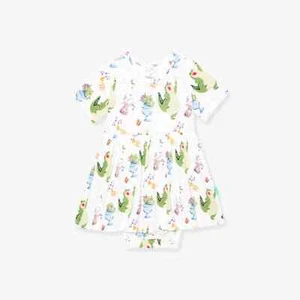 Posh Peanut 👑 Disney Princess Tiana Friends Bodysuit Dress Size 18-24 mths NEW! - Picture 1 of 3
