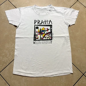 Vintage Capoeira Wassily Kandinsky Abstract Art T-Shirt M VTG Original Product - Picture 1 of 8