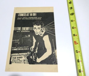 EL ENEMIGO / SUBHUMANOS (CANADÁ) / AT THE BIRD SEATTLE / GIG FLYER - Imagen 1 de 2