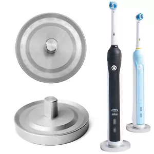 Brushed Aluminium Oral-B Electric Toothbrush Holder, New Matte Colours - Picture 1 of 24