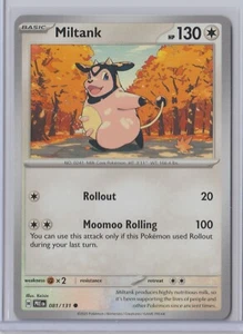 Pokémon 2025 PRISMATIC EVOLUTIONS MILTANK 81/131 MINT Never Played Pack Fresh - Picture 1 of 1