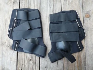 Neoprene Hind Splint Boots Medium Black - Picture 1 of 3
