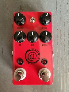 JHS AT+ Andy Timmons Signature Overdrive Guitar Effects Pedal - Red