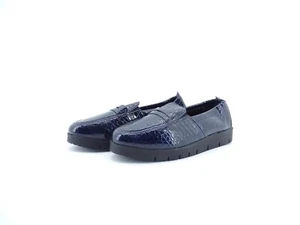 Vitaform Damen Schuhe Ballerinas Mokassins Slipper Lammfell Lackleder Gr.42 - Bild 1 von 10