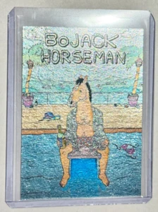 Bojack Horseman Platinum Plated Artist Signed “Comedy Classic” Trading Card 1/1 - Picture 1 of 2