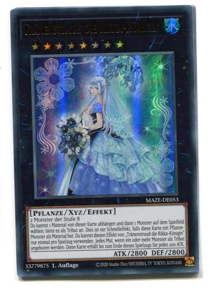 Yu-GI-OH Tränenstrauß die Rikka Königin Ultra Rare MAZE-DE053 - Bild 1 von 1