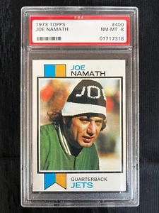 1973 Topps Joe Namath New York Jets #400 PSA 8 NM-MT - Picture 1 of 2