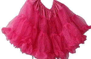 Hot Pink Tutu for Girls Short Petticoat Skirt for Kids OS fairycore ballet dance - Picture 1 of 4