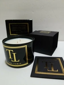TOBI TOBIN SCENTED COLLECTION TEA HOUSE 9 Oz 2 WICK CANDLE NIB - Picture 1 of 6