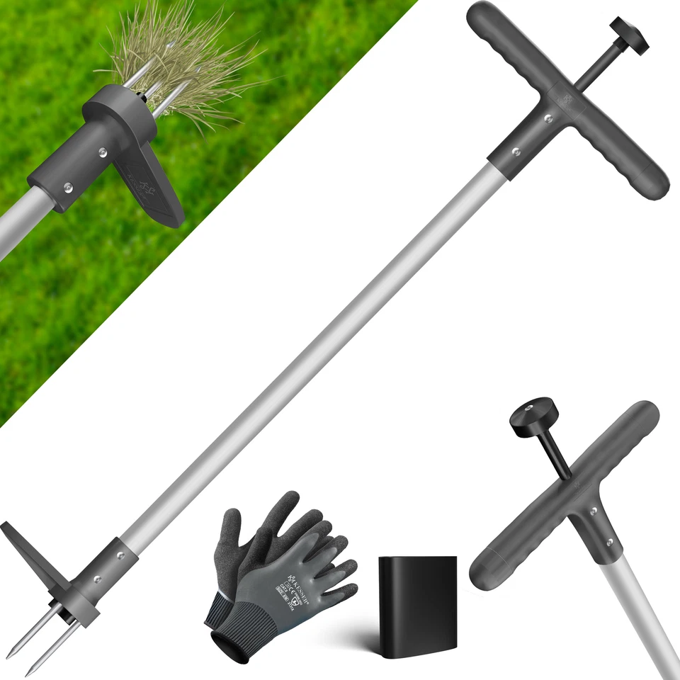 KESSER® Unkrautstecher Unkrautentferner mit Stiel Unkraut Jäter Löwenzahnstecher - Bild 1 von 1