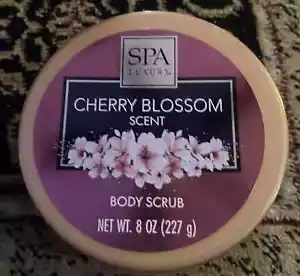2X SPA Luxury Cherry Blossom Scent Body Scrub:8oz/227gm - Picture 1 of 1