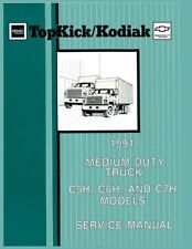1991 Chevrolet Gmc Medium Duty Truck Shop Service Repair Manual Book Guide Oem