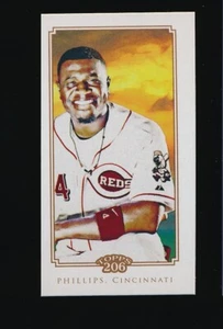 BRANDON PHILLIPS ⚾ 2010 Topps 206 Mini Piedmont #296 Cincinnati Reds - Picture 1 of 2