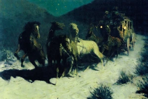 Taint in the Wind by Frederic Remington Western Giclee Art Print + Ships Free - Picture 1 of 4