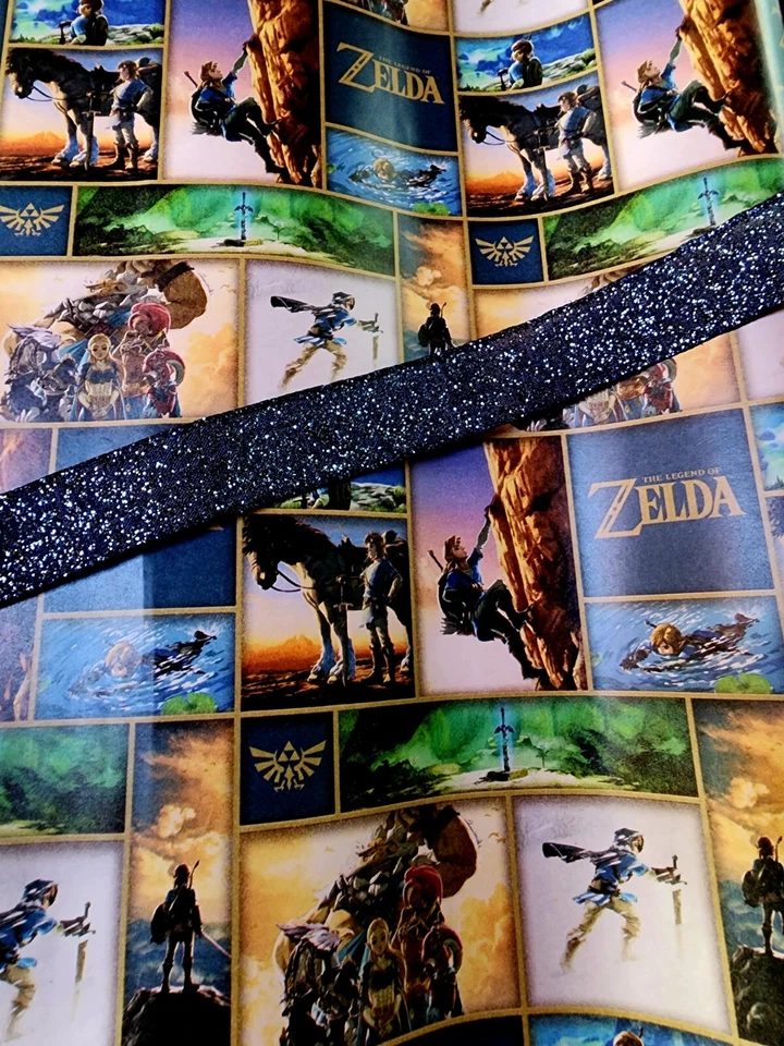 Conjunto de embrulho para presente Legend Of Zelda, papel e fita, veja a descrição. Papel de embrulho  - Imagem 1 de 2