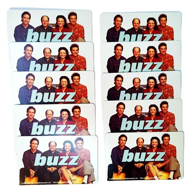 Seinfeld Scene It? DVD Game BUZZ Cards Replacements Only  2008 edition - Image 1 of 2